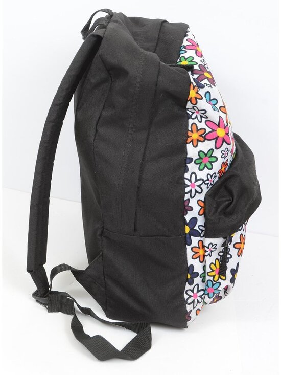 Vans Off The Wall Realm Backpack Black Wildflower Funky Floral Print School Bag main image 6